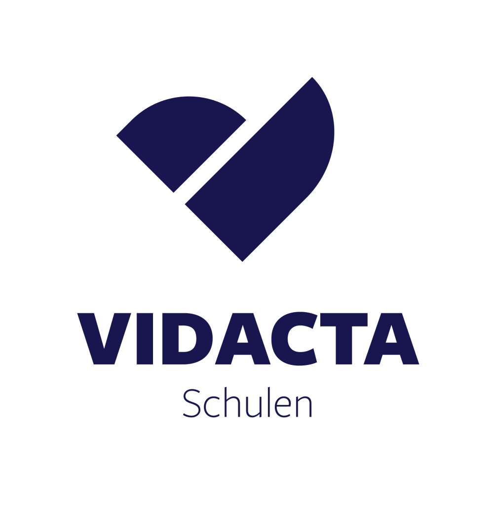 NOVOTERGUM – Schulen Kurz VIDACTA Logo Blau